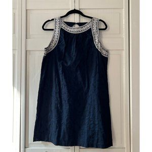 Old Navy Size Medium Black and White Cotton Sundress, fully lined